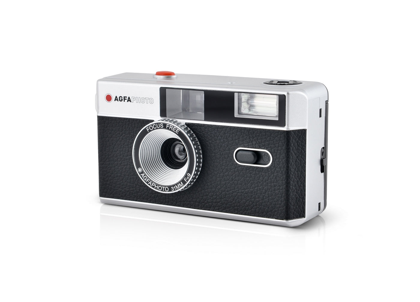 Appareil Argentique 35mm - Noir - 2 Pellicules Couleur Offertes - Agfaphoto
