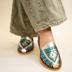 Huaraches Alegre - Argent Blue Mermaid