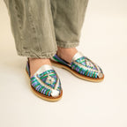 Huaraches Alegre - Argent Blue Mermaid