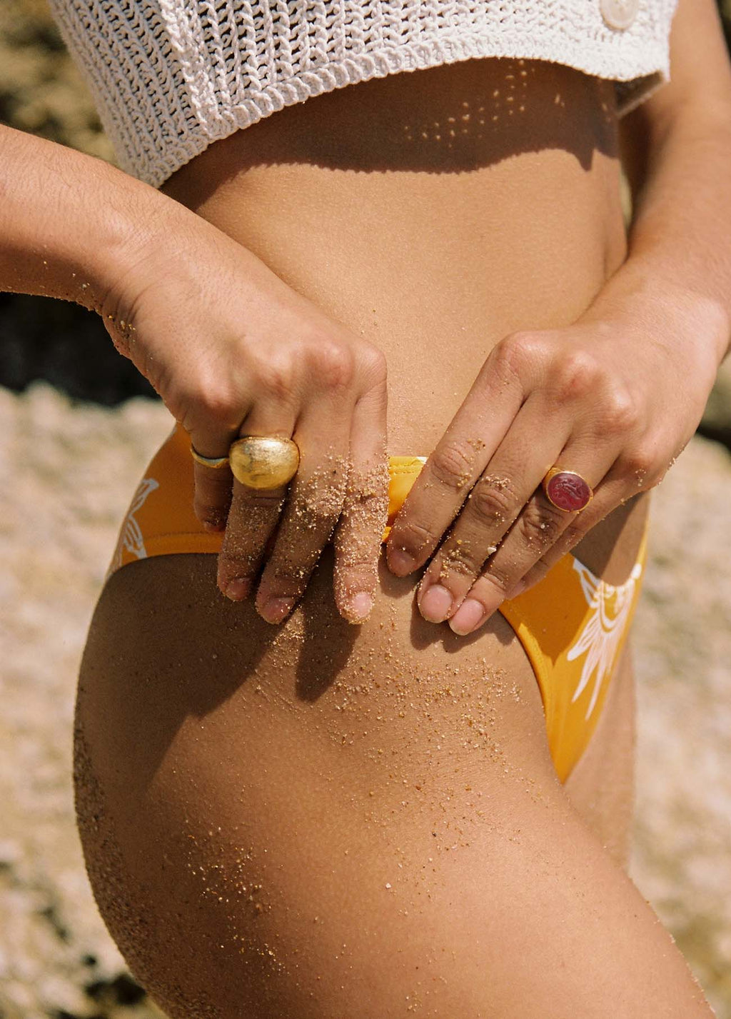 Bague Sirena Garnet Oro