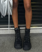 Baskets Leather Mathilda - Black