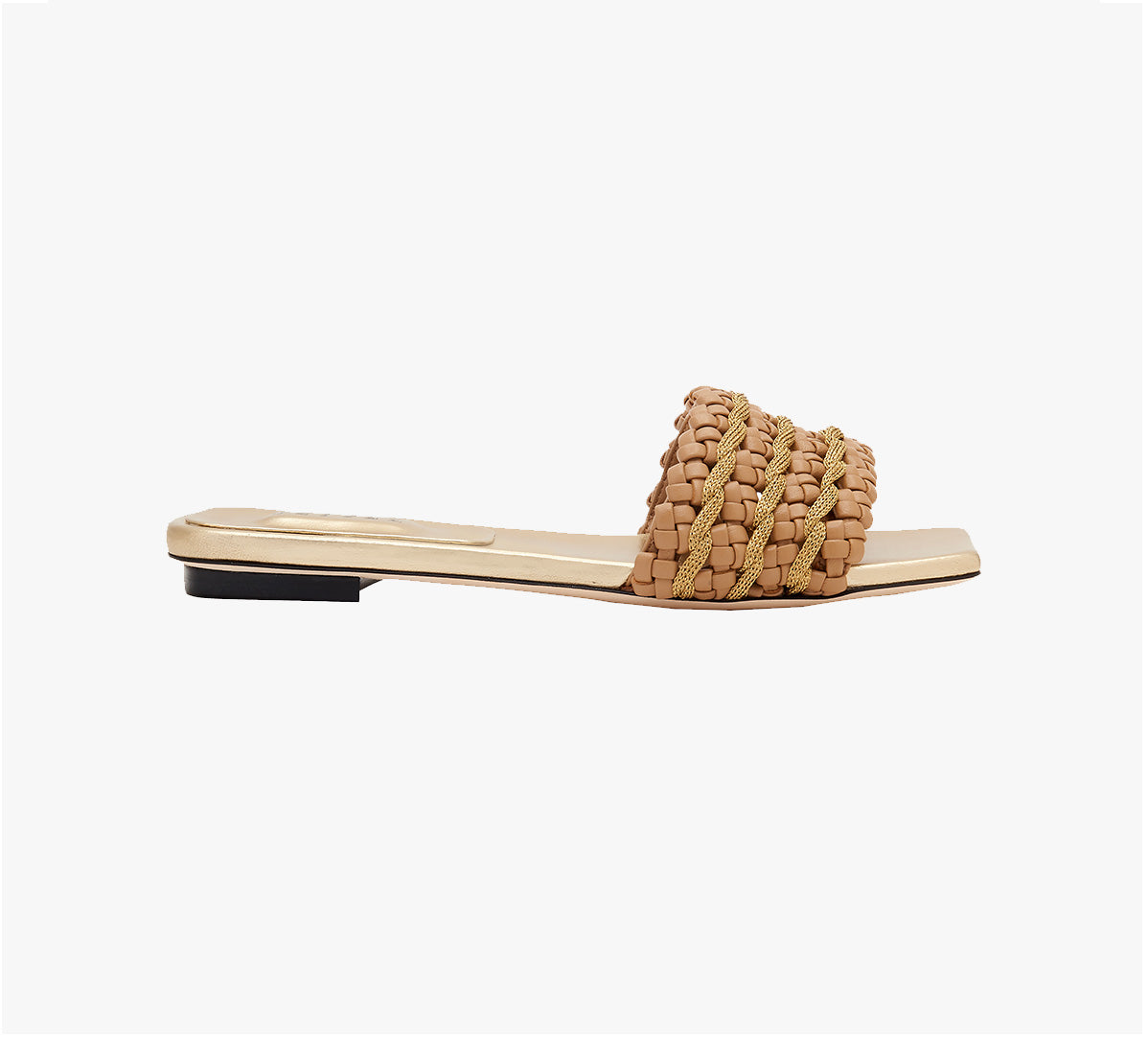 Aurnia Gold-Latte Sandal