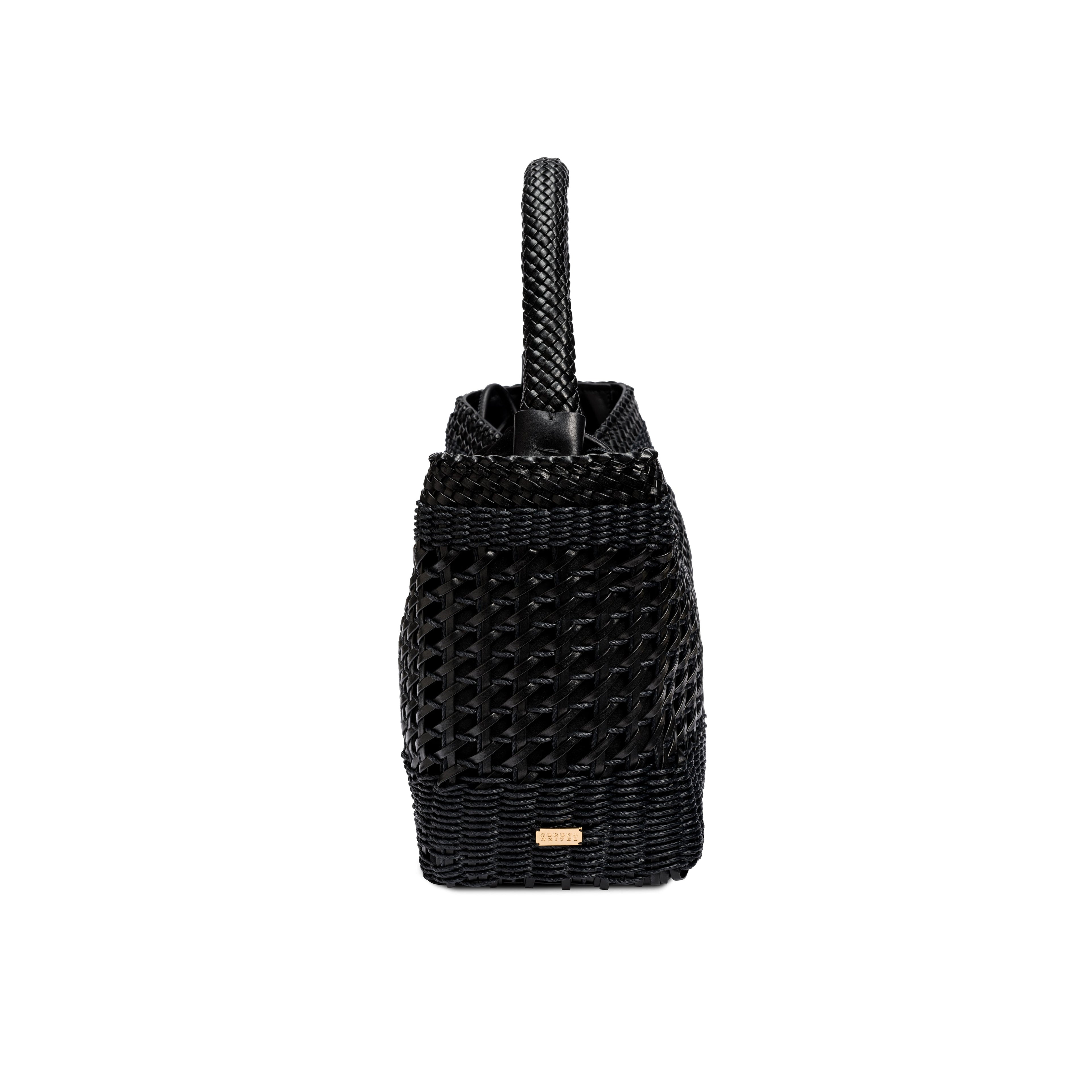 Almeria Black Large Tote Bag