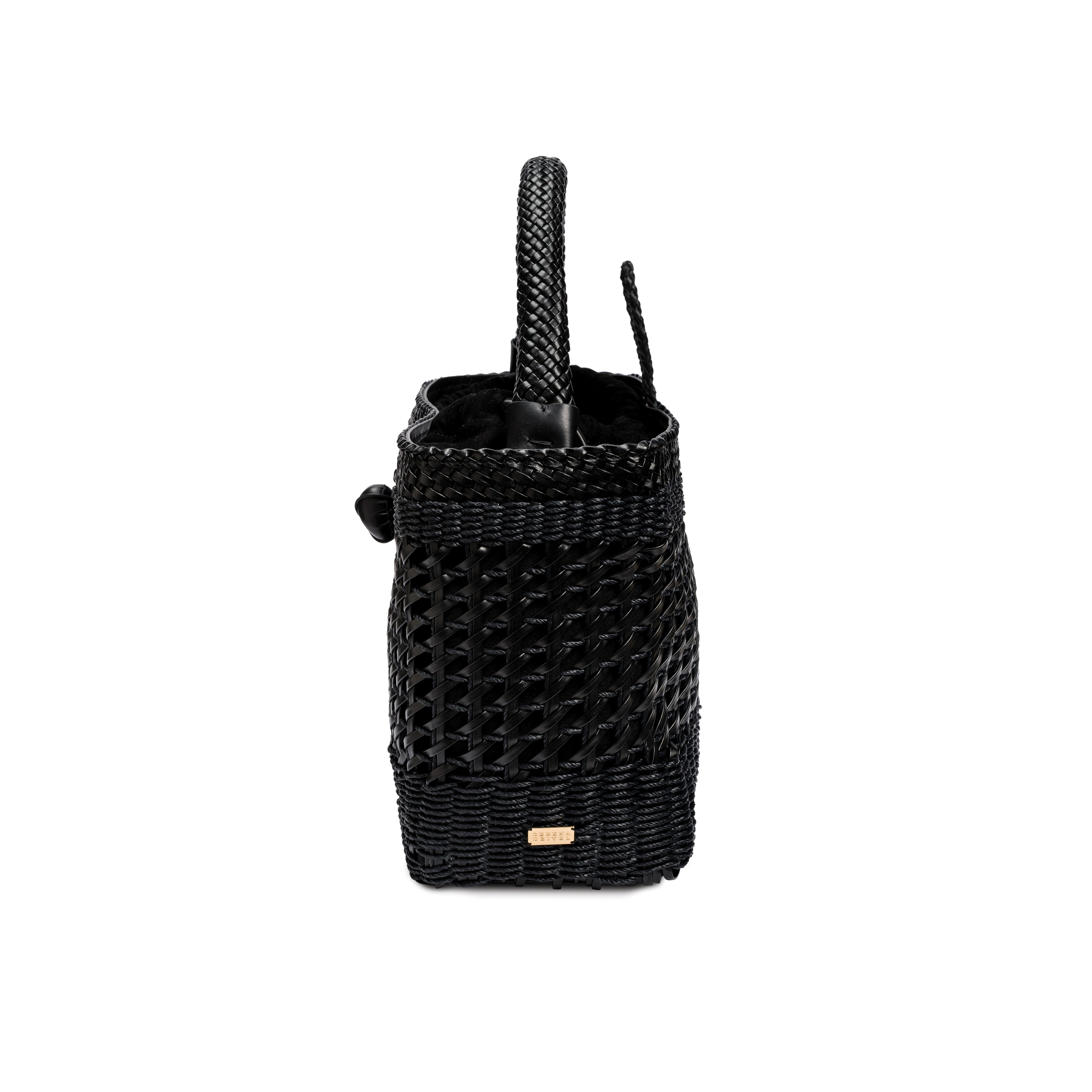 Almeria Black Large Tote Bag