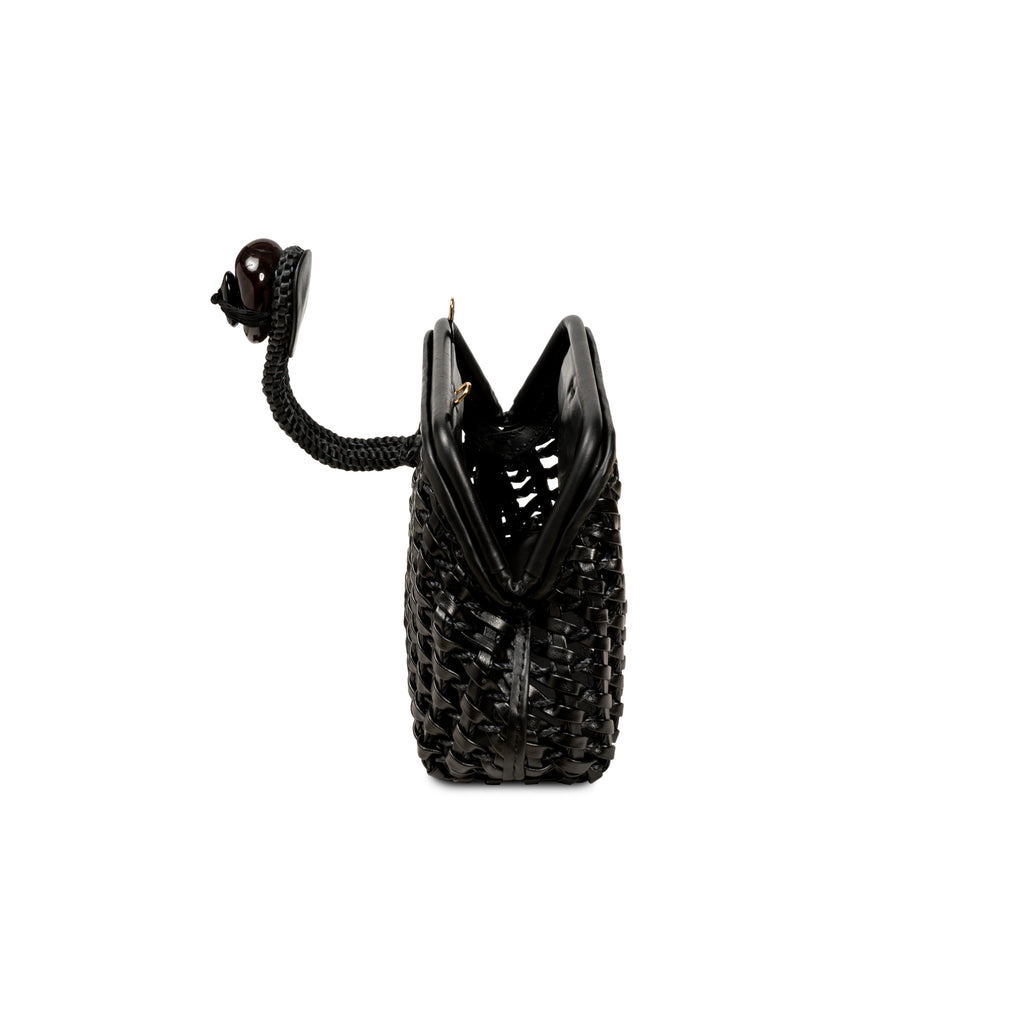 Almeria Black Mini Pouch Bag