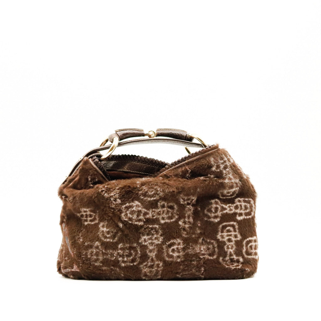 Le Horsebit Fourrure Cuir Gucci