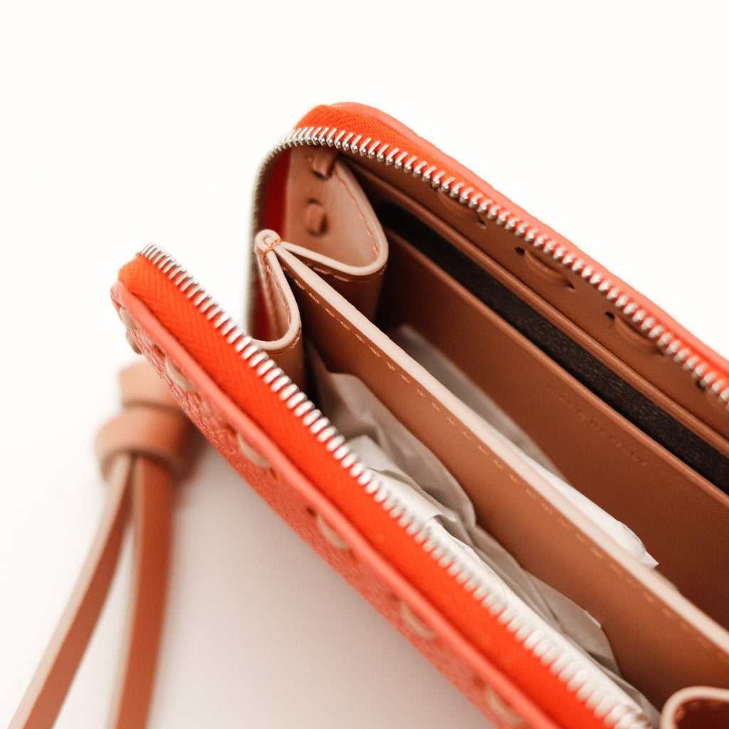 Le Mini Portefeuille Peekaboo Fendi Orange
