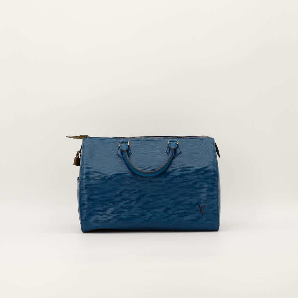 Le Speedy 30 Épi Bleu Louis Vuitton
