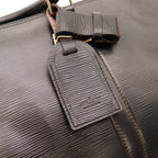 Le Keepall 50 Louis Vuitton En Cuir Épi Noir