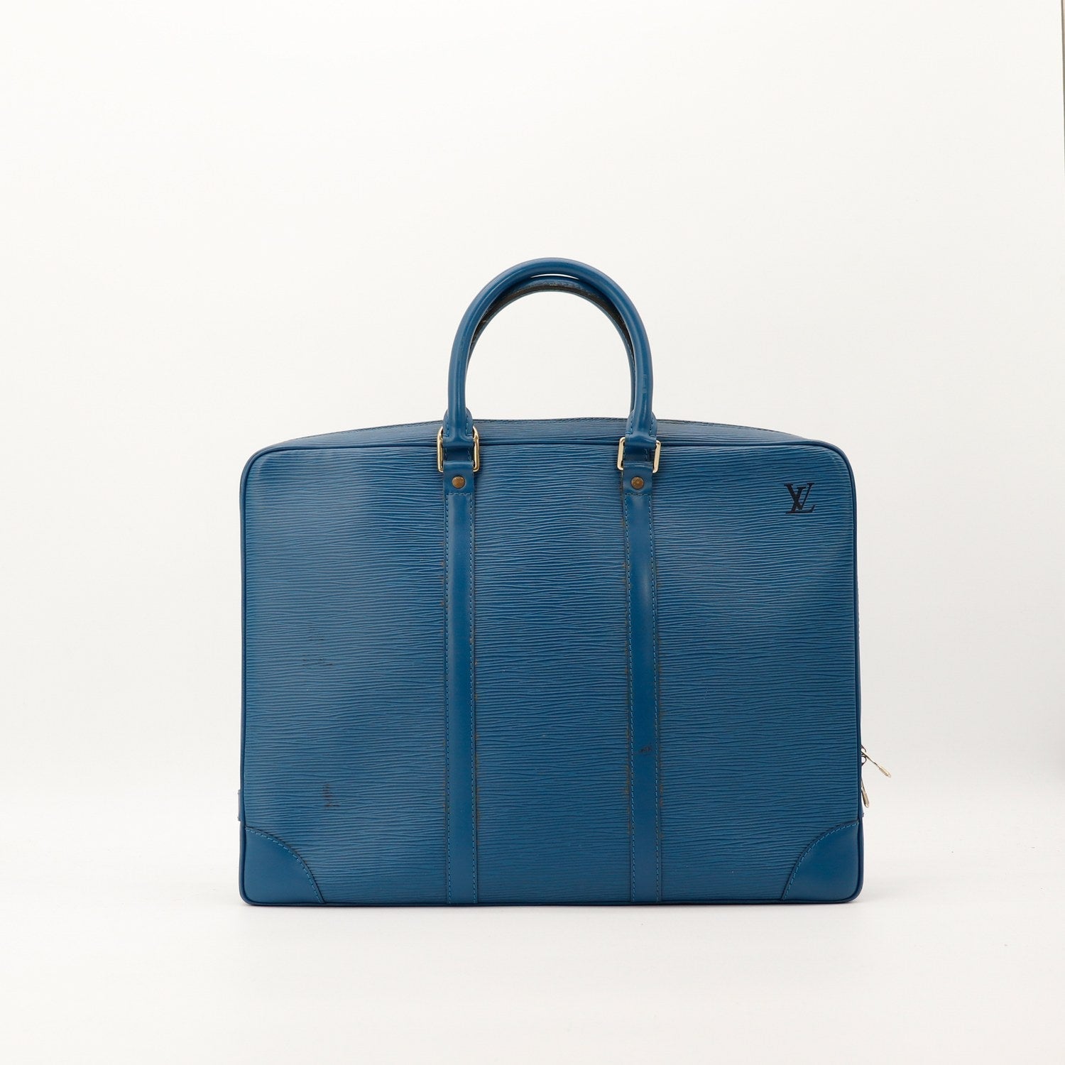Le Porte-Documents Voyage Epi Bleu Louis Vuitton