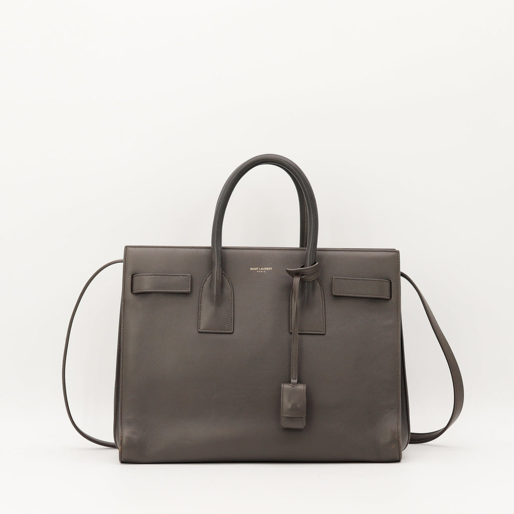 Le Sac De Jour Small Gris Saint Laurent