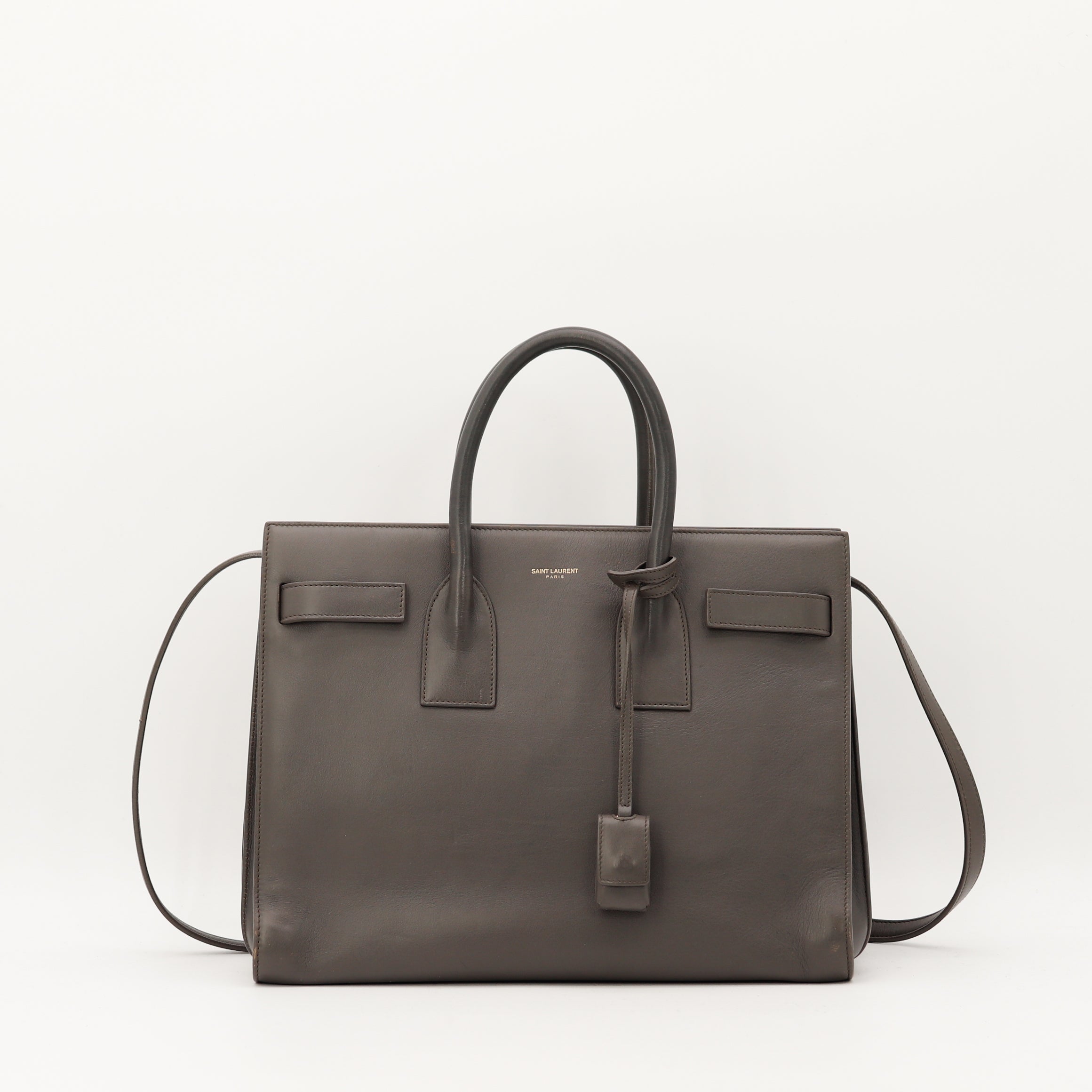 Le Sac De Jour Small Gris Saint Laurent