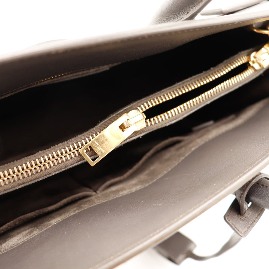 Le Sac De Jour Small Gris Saint Laurent