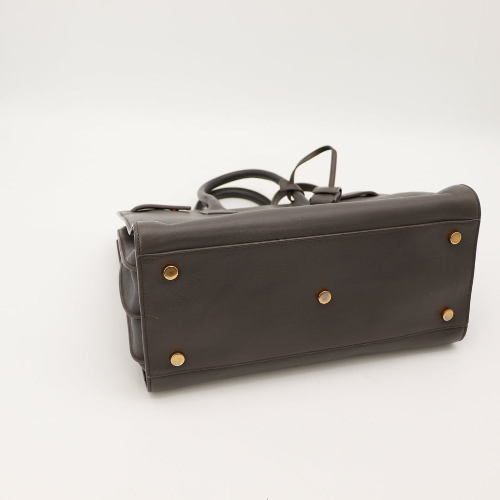 Le Sac De Jour Small Gris Saint Laurent