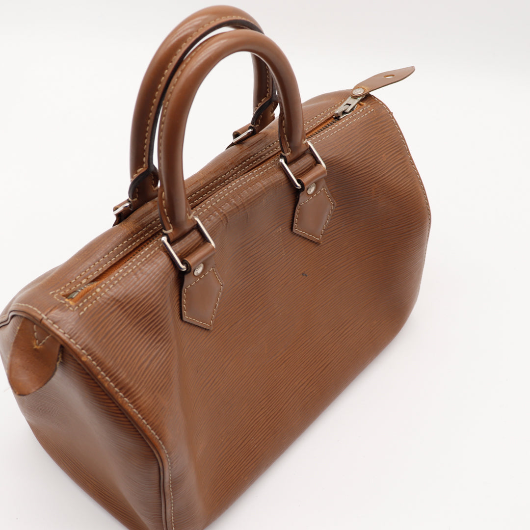 Le Speedy 30 Épi Marron Louis Vuitton