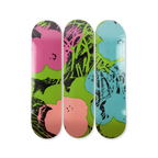 Andy warhol the flower series green and pink by THE SKATEROOM bottom