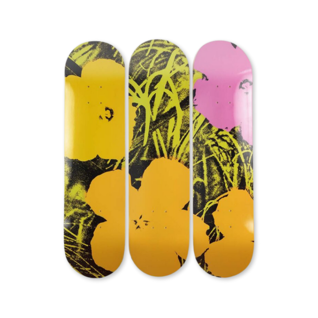 Andy warhol the flower series lime orange by THE SKATEROOM bottom