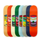 Andy warhol set of eight coloured Campbell's soup cans collection by THE SKATEROOM bottom
