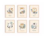 Affiches Personnalisées - Animaux Savane