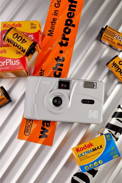 Appareil Photo Argentique - M35 - Gris - 2 Pellicules Couleur Offertes - Kodak