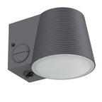 Soline - Applique Solaire Décorative - Acier - Gris
