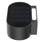 Noxis - Applique Solaire Décorative - Acier - Noir