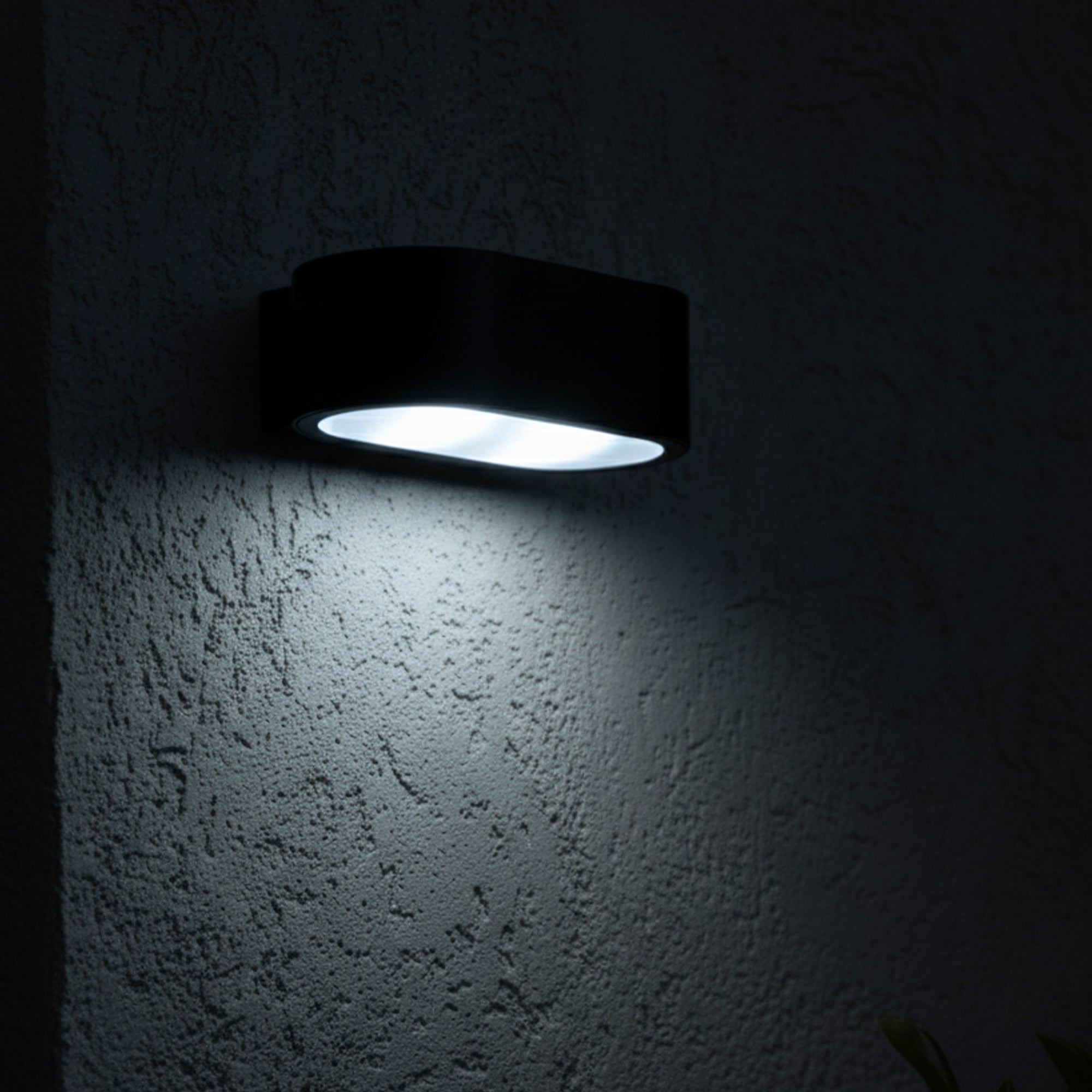 Noxis - Applique Solaire Décorative - Acier - Noir