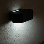 Noxis - Applique Solaire Décorative - Acier - Noir