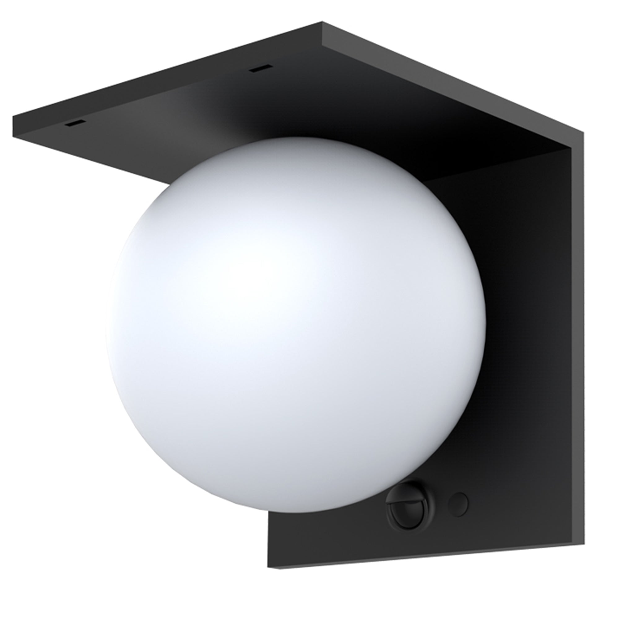 Bolly - Applique Solaire Décorative - Acier - Noir