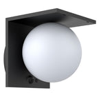 Bolly - Applique Solaire Décorative - Acier - Noir