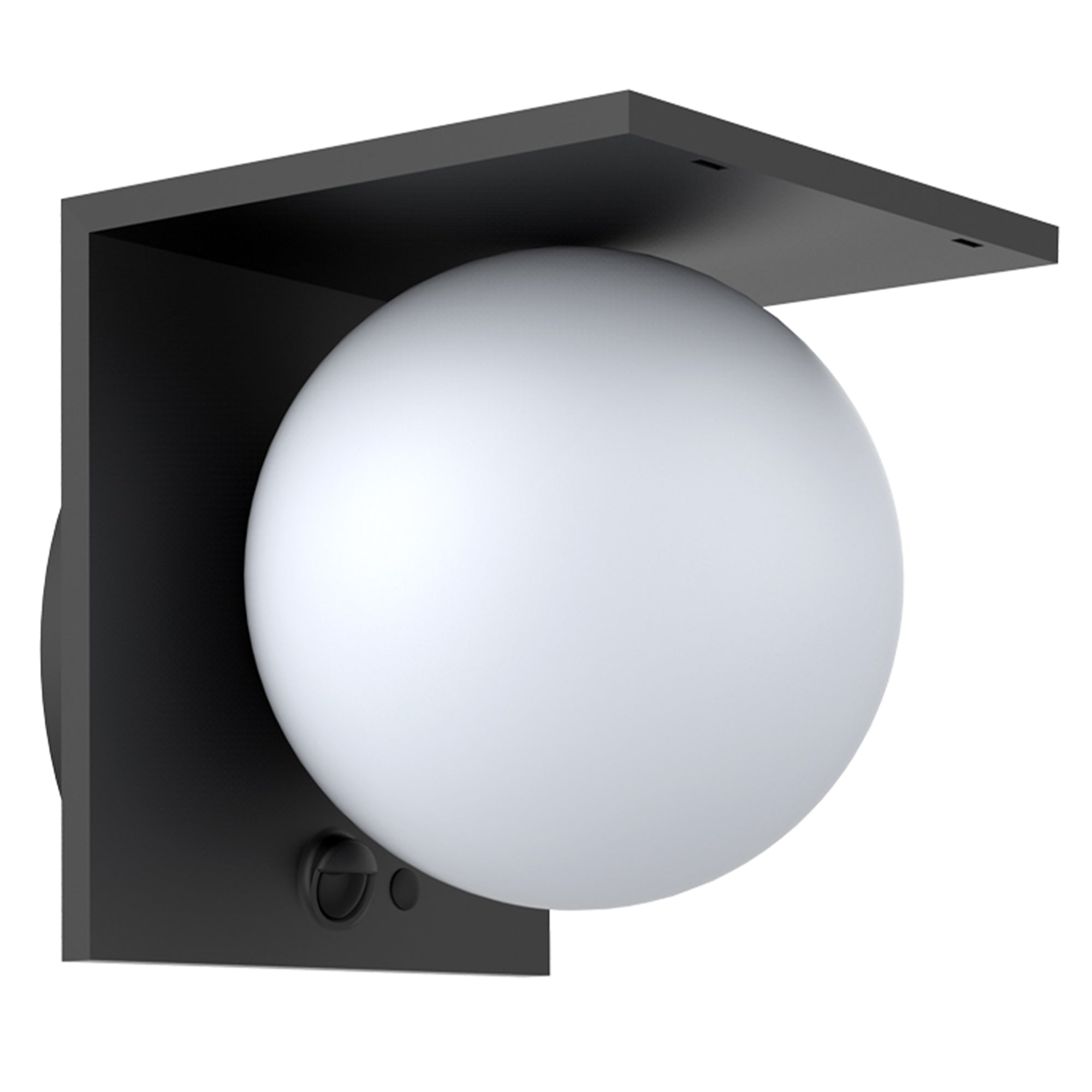 Bolly - Applique Solaire Décorative - Acier - Noir