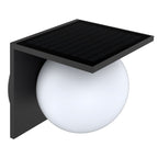 Bolly - Applique Solaire Décorative - Acier - Noir