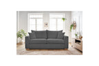 Augustin - Canapé Droit Convertible Ouverture Express - Velours Côtelé - 160X200