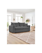 Augustin - Canapé Droit Convertible Ouverture Express - Velours Côtelé - 160X200