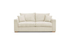Augustin - Canapé Droit Convertible Ouverture Express - Velours Côtelé - 160X200