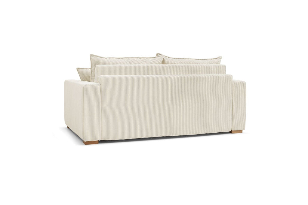 Augustin - Canapé Droit Convertible Ouverture Express - Velours Côtelé - 140X200