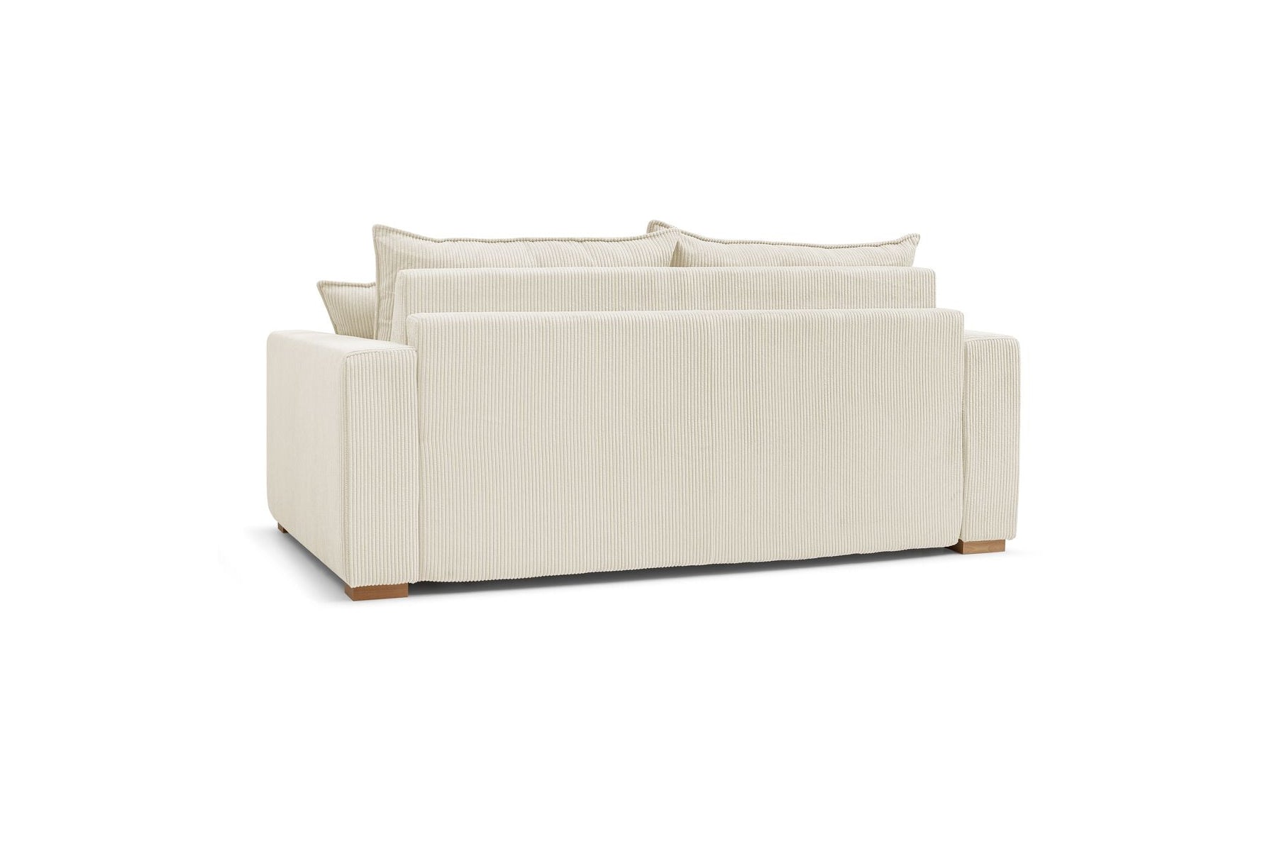 Augustin - Canapé Droit Convertible Ouverture Express - Velours Côtelé - 140X200