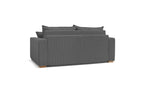 Augustin - Canapé Droit Convertible Ouverture Express - Velours Côtelé - 160X200