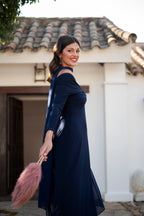 Robe Aurenza - Bleu Marine