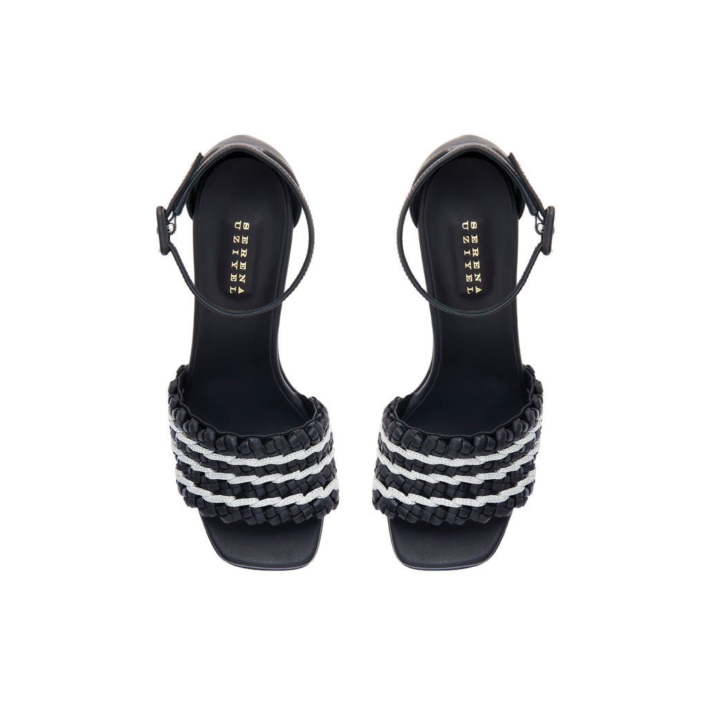 Aurnia Black Platform Ankle Sandal