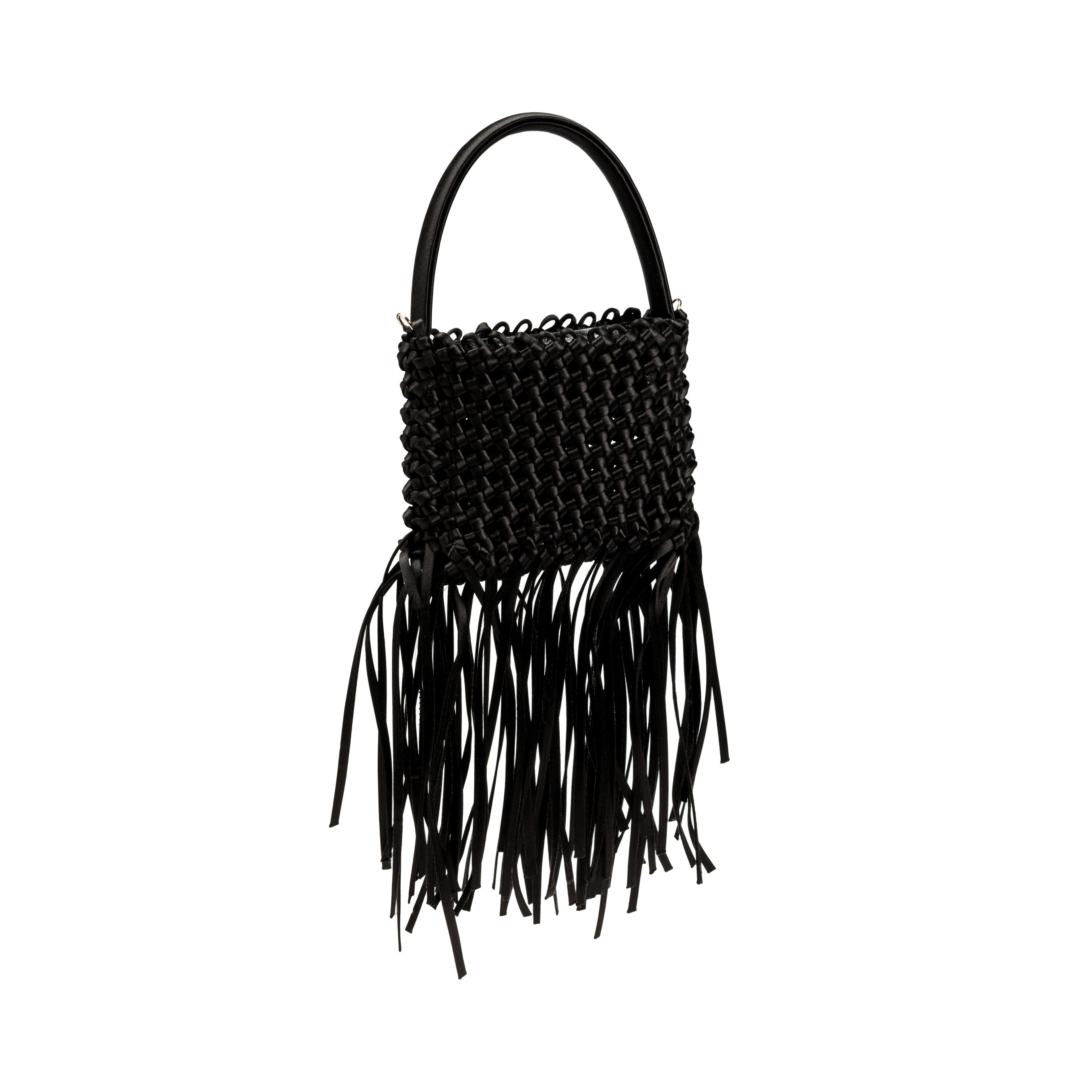 Aurnia Black Mini Tote Bag