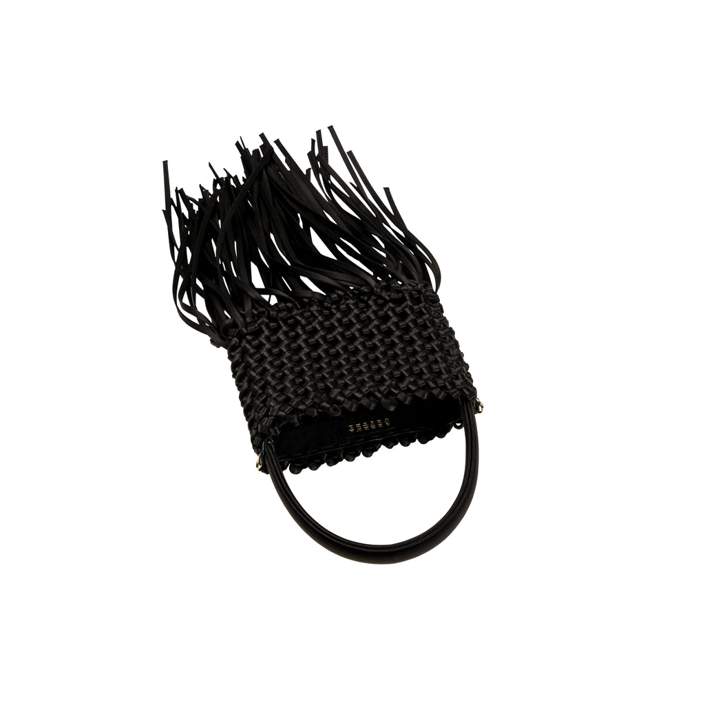 Aurnia Black Mini Tote Bag