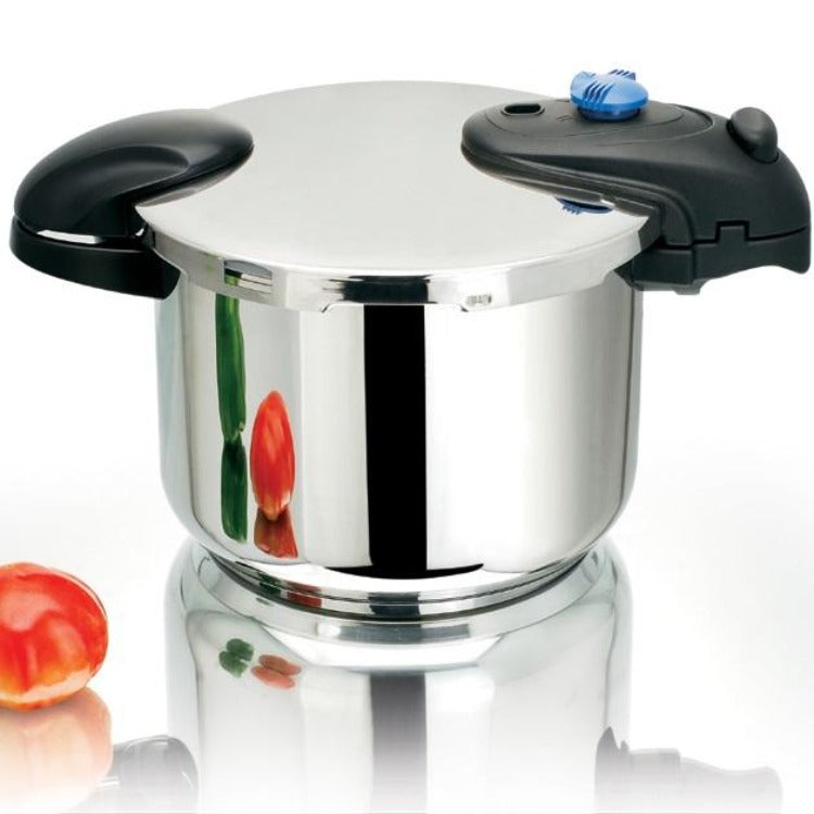 Autocuiseur cocotte minute à baïonnette Ø22cm 6L ILLICO en acier Inox avec panier cuisson - REDDECO.com