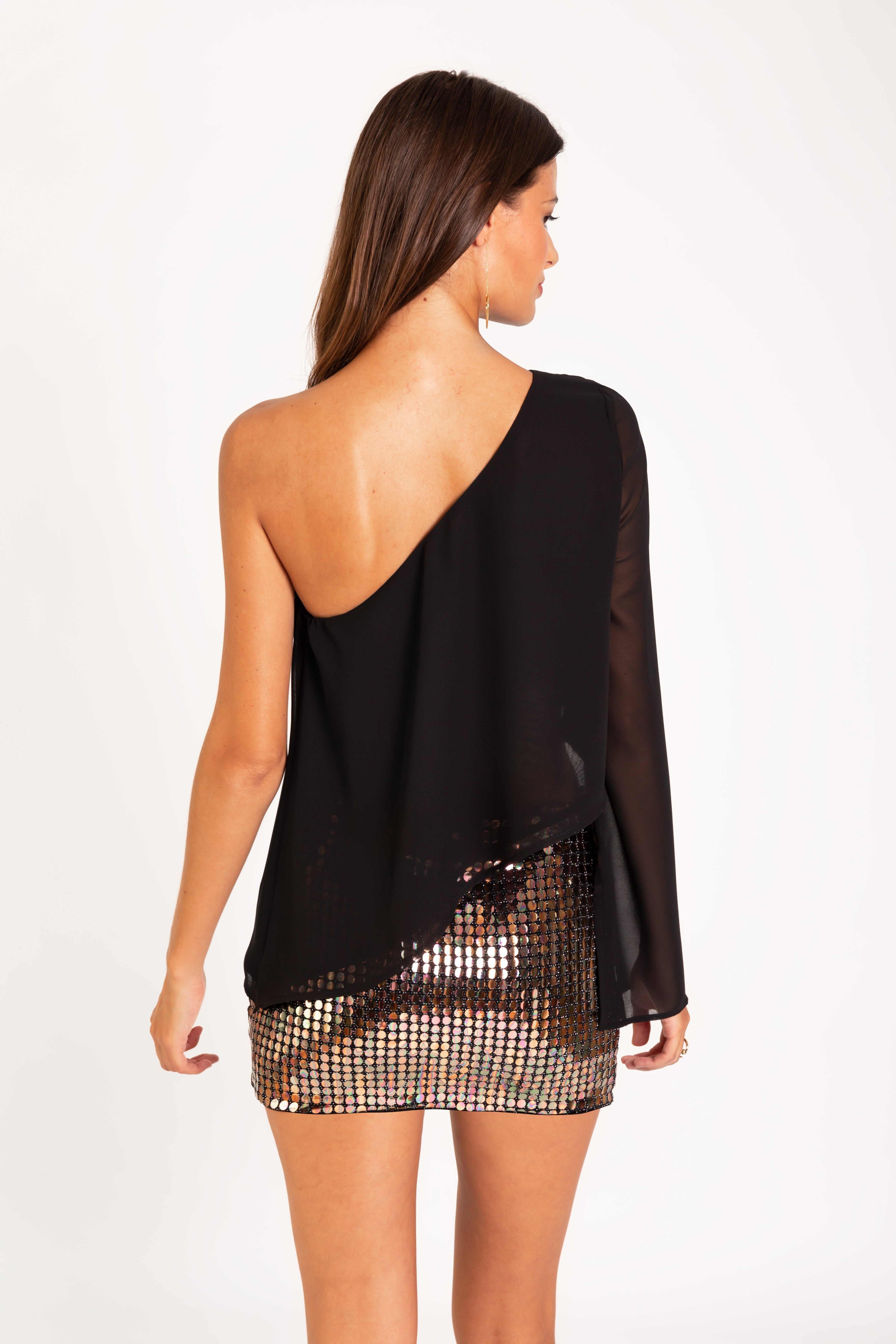 Blouse Meet us There - Noir