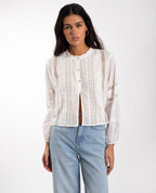 Blouse Chasing Moments - Blanc