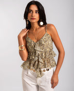Blouse Ethereal Glow - Imprimé