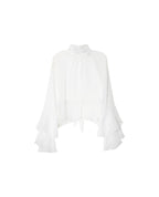 Blouse Romance Club - Blanc