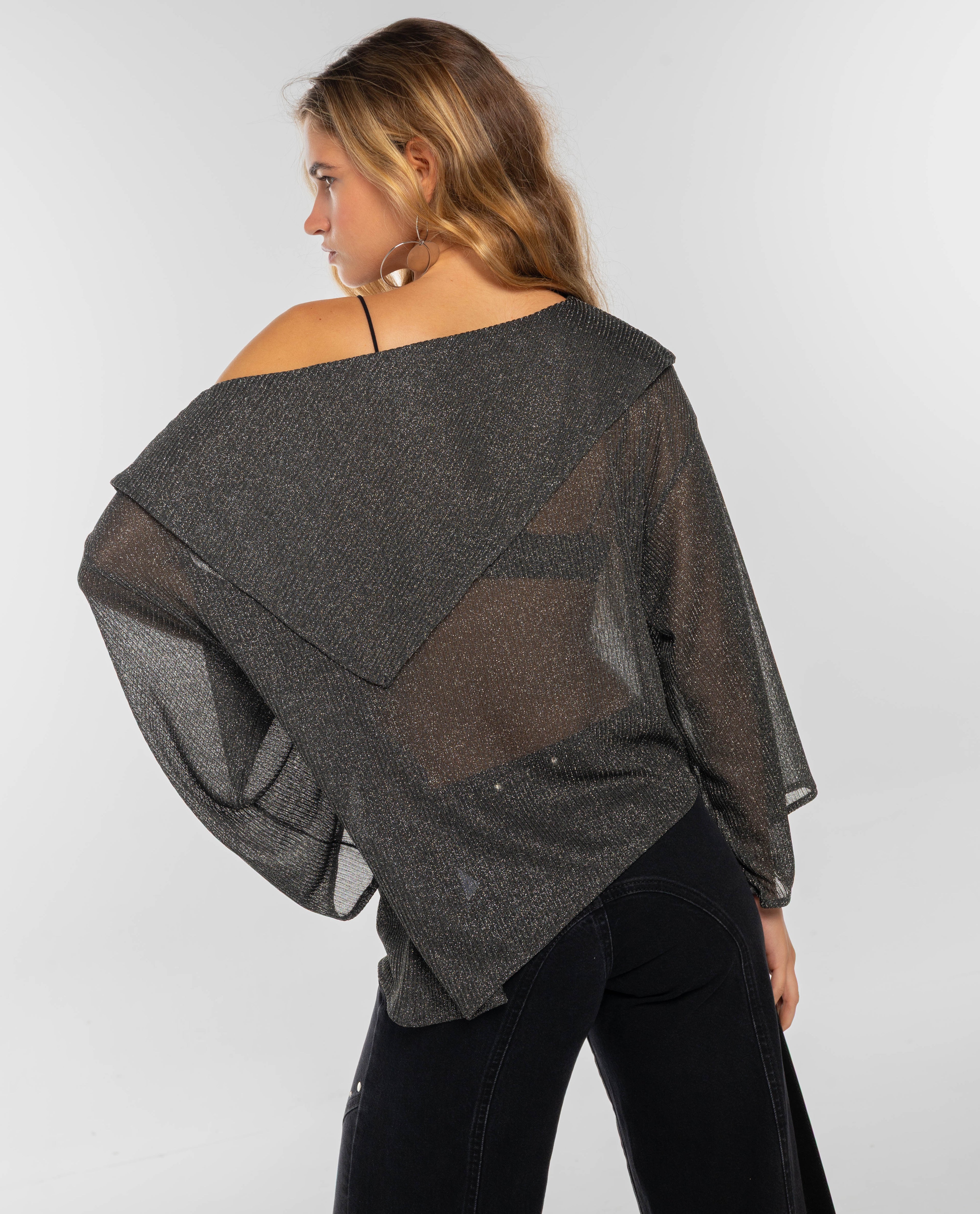 Blouse Call me - Gris