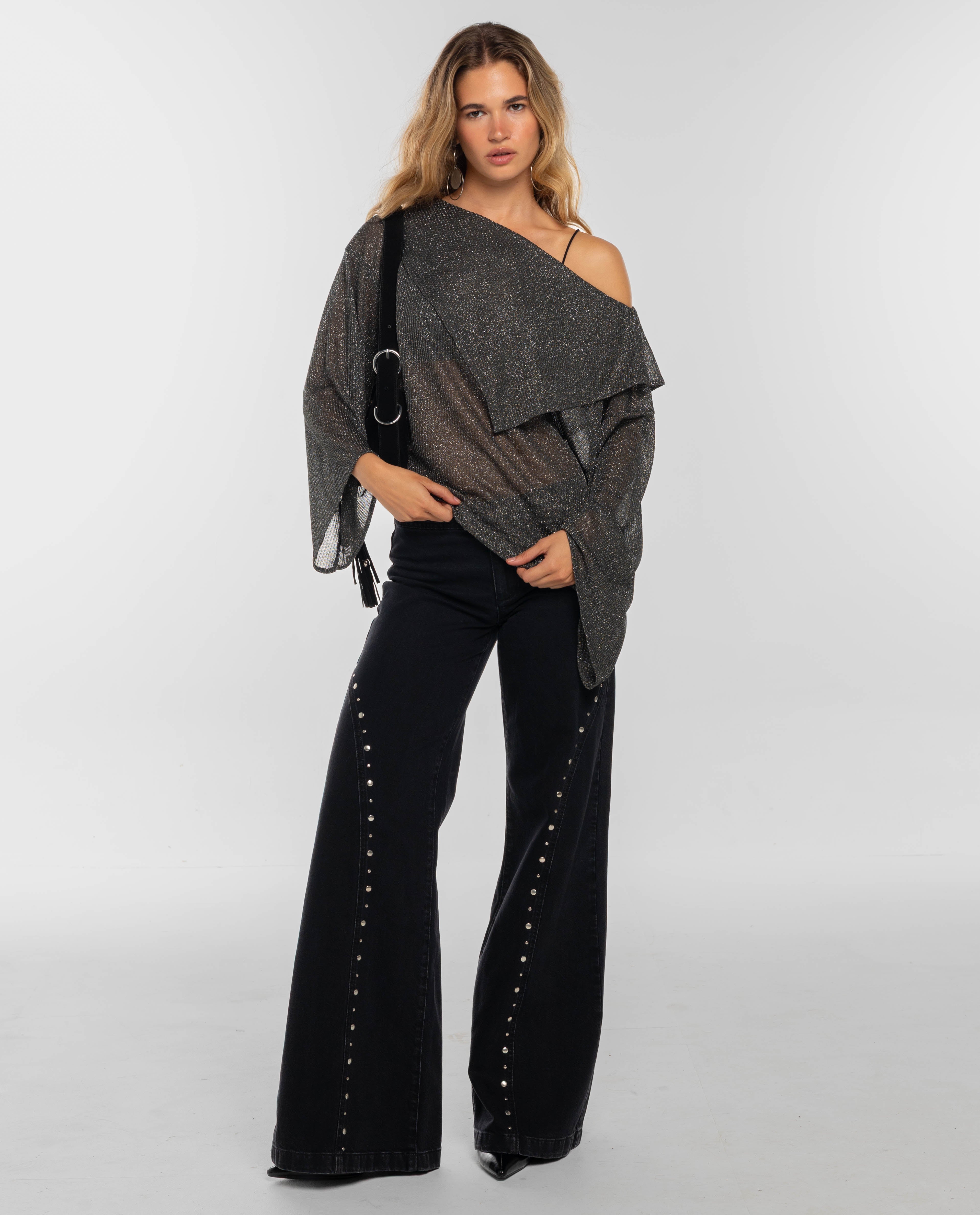 Blouse Call me - Gris