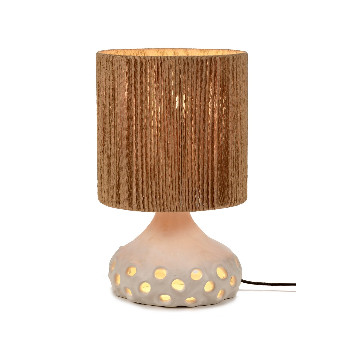 Oya - Lampe De Table N°1 Beige - Brun - Sophie Casier